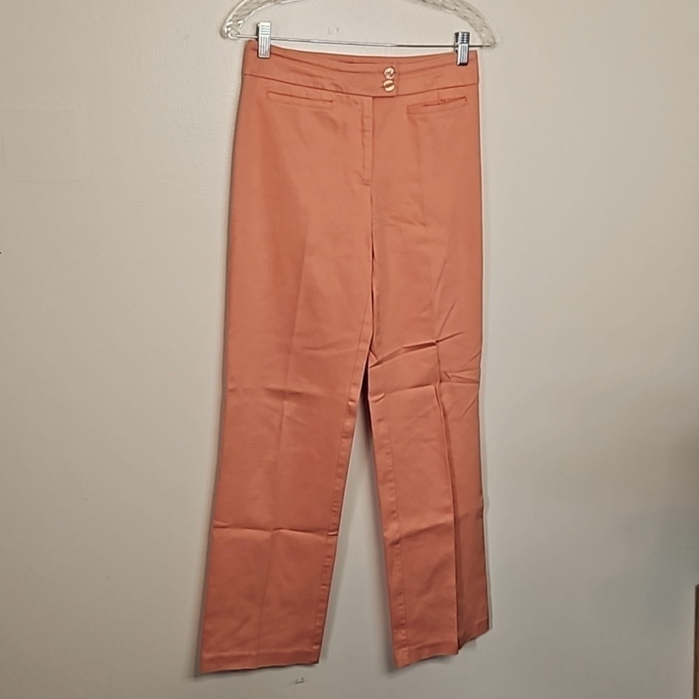 Tribella Sport Denim Pants Coral Orange Pink Size 2